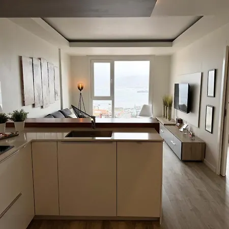 Centro Vistas 180grados Ria De - Precioso Lägenhet Vigo